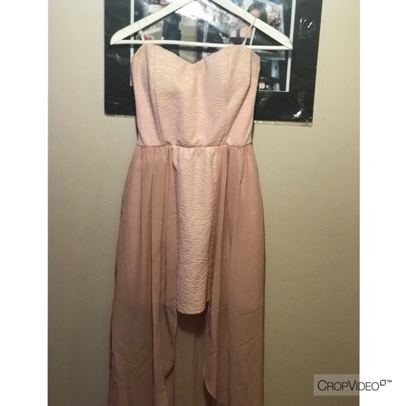 Strapless hi-low dress - Picture 2 of 3